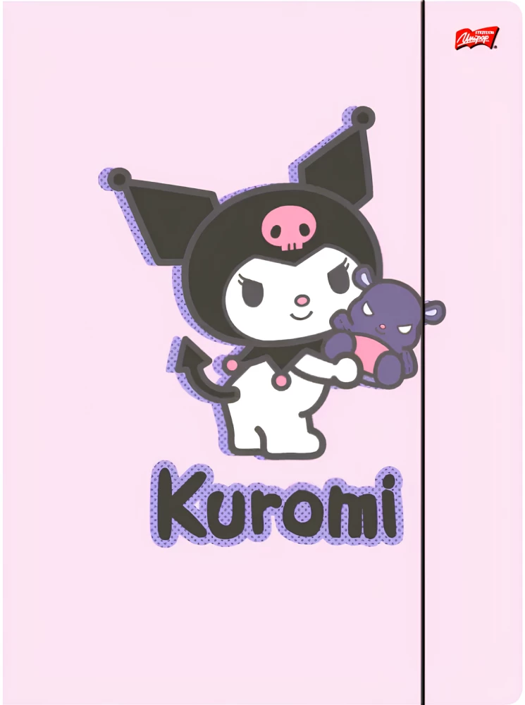 Folder - Kuromi Pink, A4, with elastic band