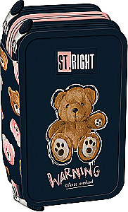 Pildspalvu maciņš - ST.RIGHT Teddy Bear (trīskāršs, ar pildījumu)