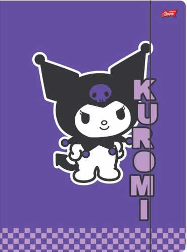 Folder - Kuromi Violet, A4, z gumką