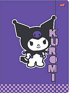 Folder - Kuromi Violet, A4, z gumką