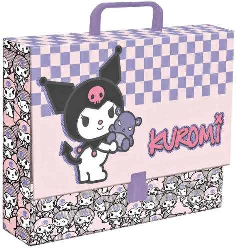 A4 XL Folder with Handle Kuromi (33x25x9 cm)
