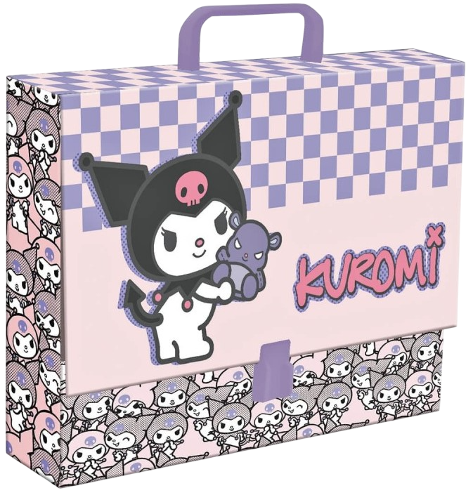 Pasta ar rokturi A4 XL Kuromi (33x25x9 cm)