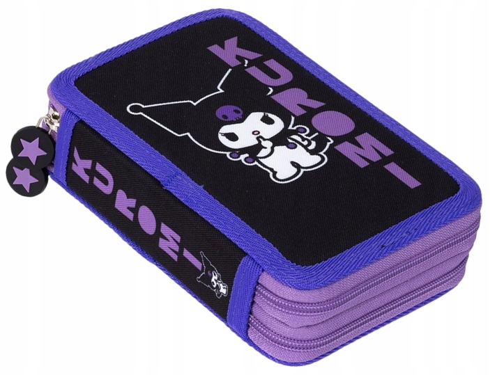 Pencil Case - Kuromi Black (double, with filling)