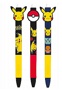 Długopis z gumką - Pokemon, niebieski, w asortymencie