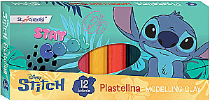 Plastelina - Stitch Stay Cool, 12 kolorów