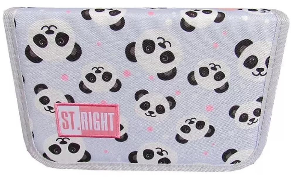 Пенал без наполнения - ST.RIGHT. Grey Panda