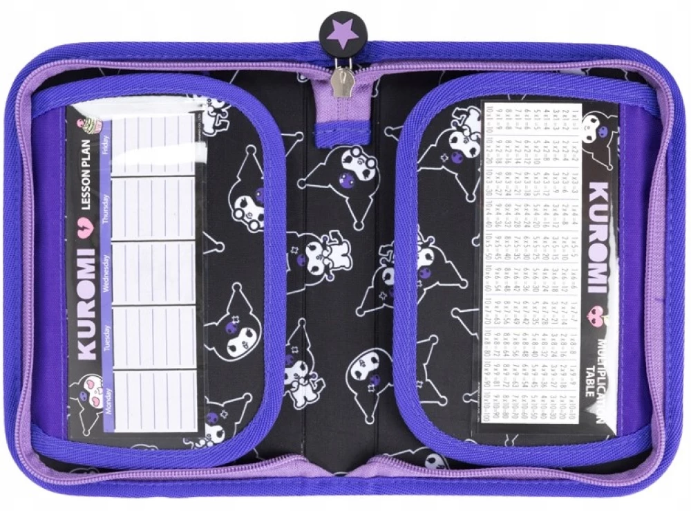 Pencil case without filling - Kuromi Black