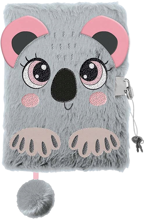 Dienasgrāmata A5 ar atslēgu - Salda Koala (līniju)