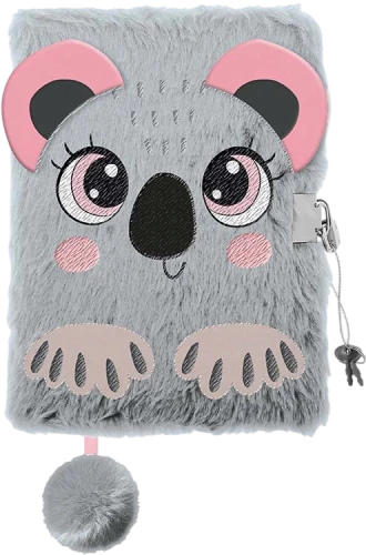 Dziennik A5 z zamkiem - Słodka Koala (w linię)