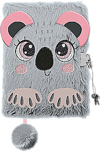 Dziennik A5 z zamkiem - Słodka Koala (w linię)