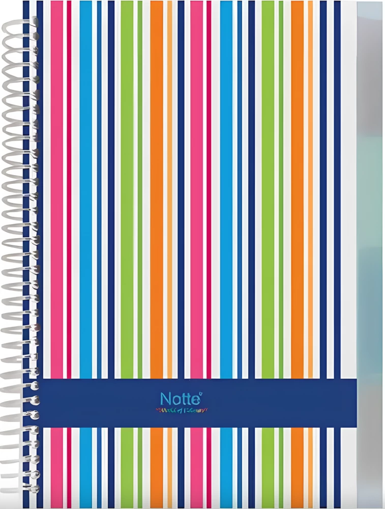 C5 Notepad, 150 sheets, grid, spiral bound