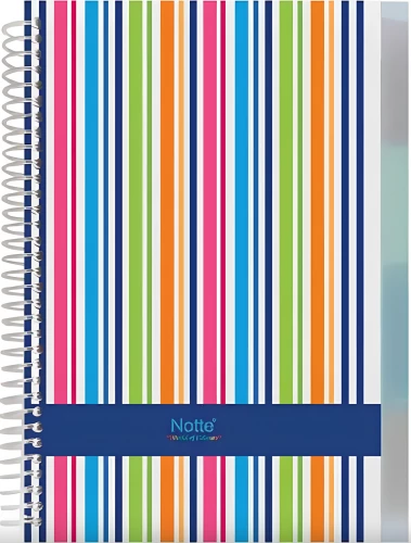 C5 Notepad, 150 sheets, grid, spiral bound