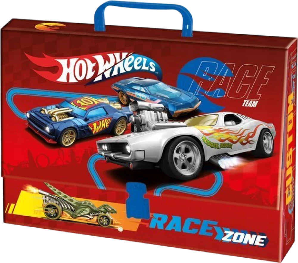 Teczka z uchwytem A4 Hot Wheels