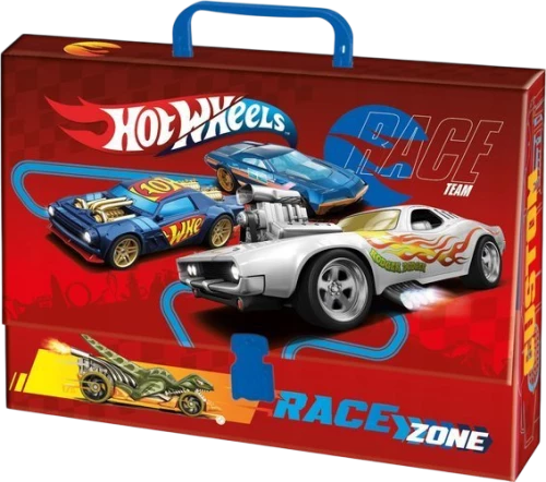 Teczka z uchwytem A4 Hot Wheels