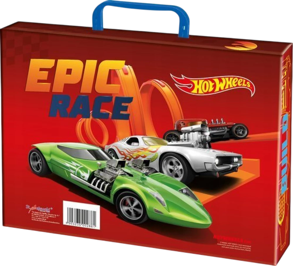 Teczka z uchwytem A4 Hot Wheels
