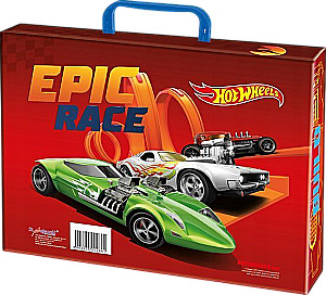 Teczka z uchwytem A4 Hot Wheels