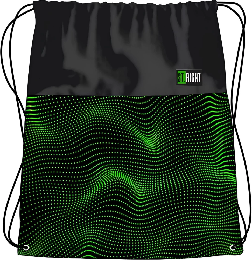Мешок для обуви - ST.RIGHT. Green Halftone