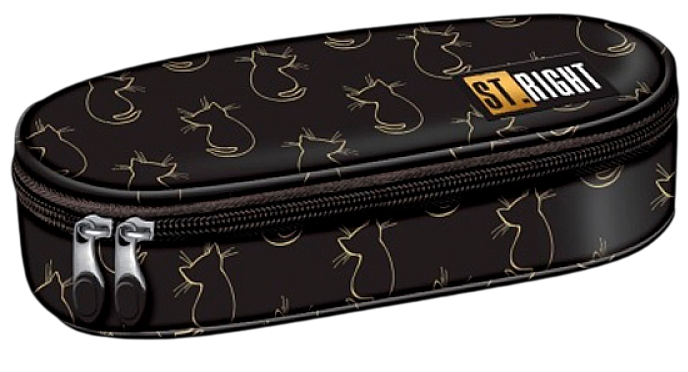 Pencil case - ST.RIGHT. Golden Cats (empty)