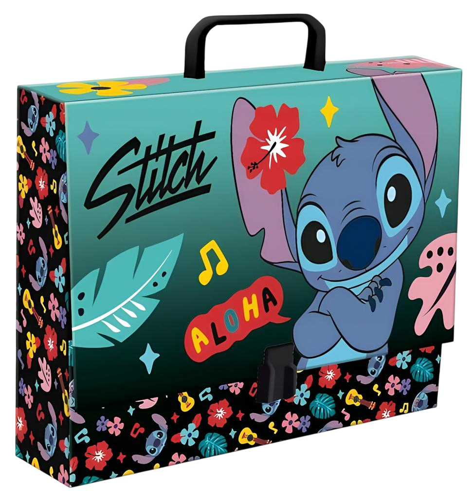 Mape-portfelis ar rokturi XL A4 - Stitch Aloha