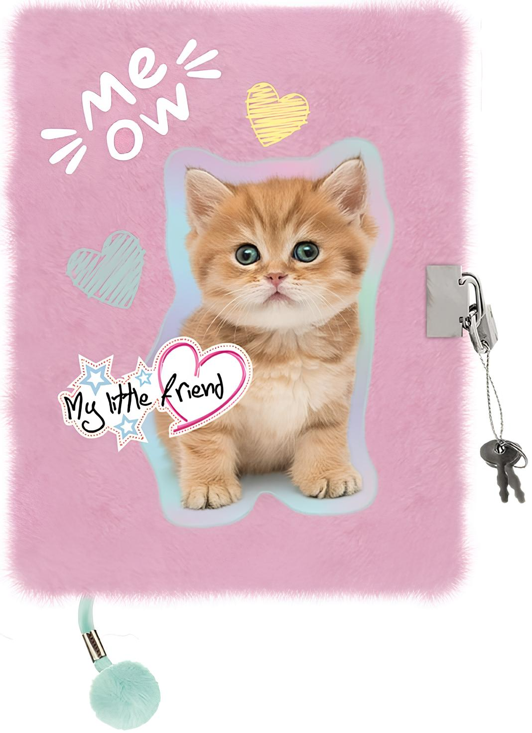 Дневник - PASTEL KITTY, А5, 96 листов, в линейку