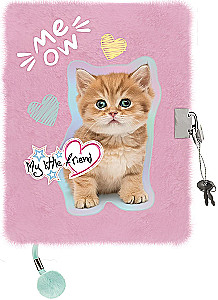 Дневник - PASTEL KITTY, А5, 96 листов, в линейку