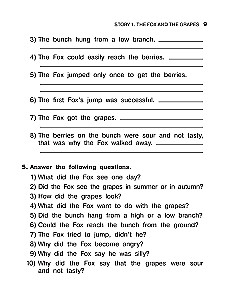 English Reading. Fables and Parables. 4 class