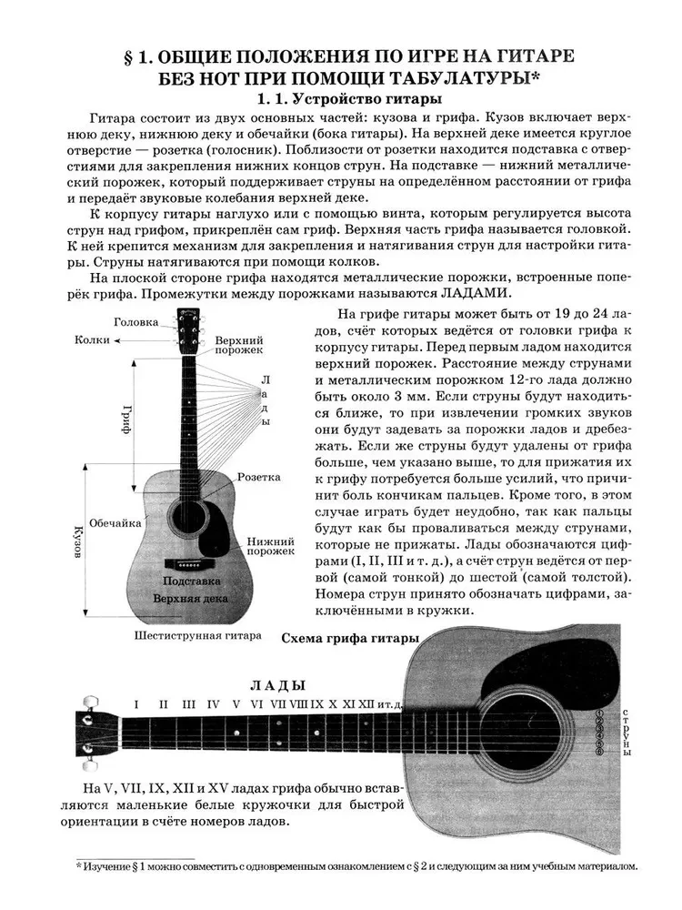 Gitarre für erwachsene Anfänger. Für diejenigen, die Noten kennen und nicht kennen