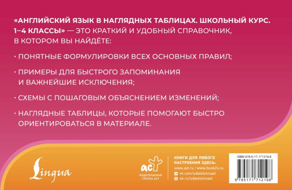 Język angielski w ilustracyjnych tabelach. Kurs szkolny. Klasy 2-4