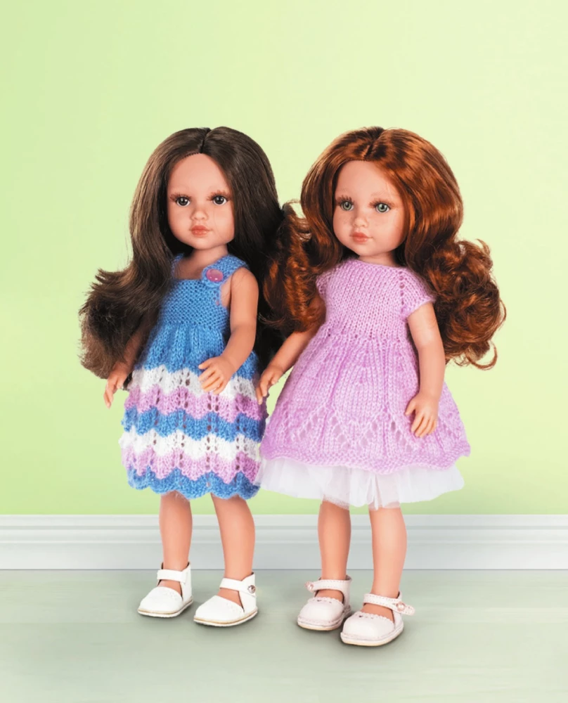 Knitting Clothes for Paola Reina Dolls and Other Dolls Sized 33 cm. From Top to Fur Coat