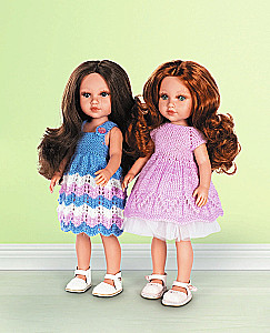 Knitting Clothes for Paola Reina Dolls and Other Dolls Sized 33 cm. From Top to Fur Coat