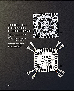 Japanese Lace Knitting. Square Coasters. A Complete Practical Guide to Crochet