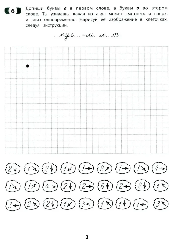 Handschriftliche Kleinbuchstaben: optisch-räumliche Dysgraphie