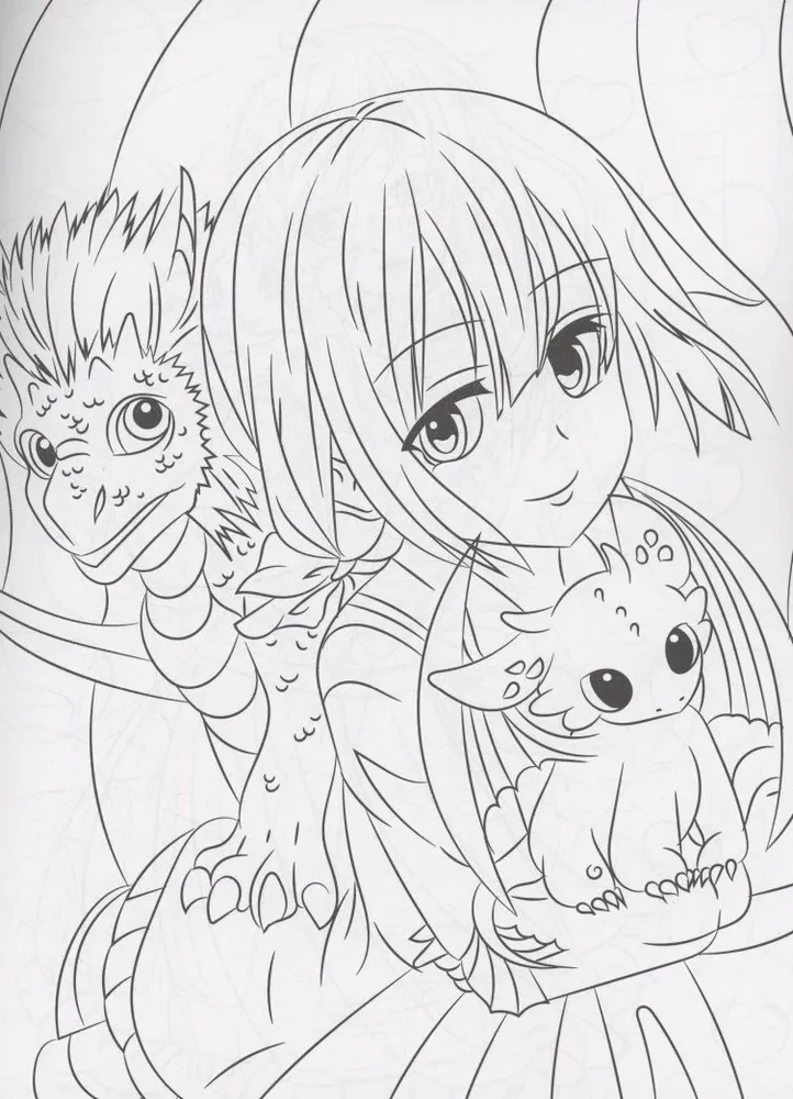 Super-Duper Malbuch. Die Welt des Anime