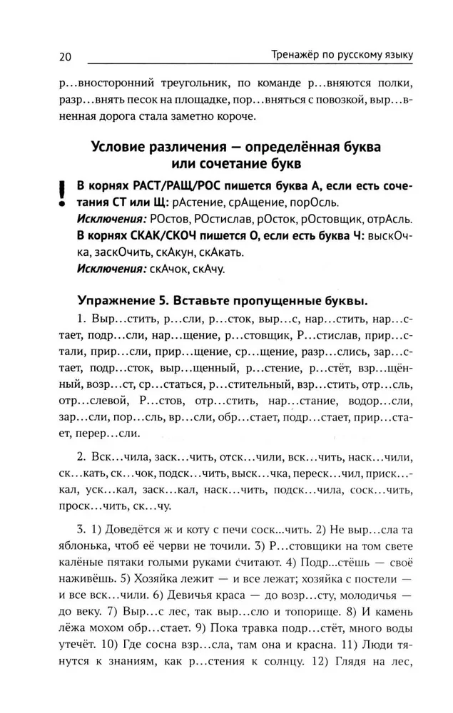 Übungen zur russischen Sprache. Rechtschreibung. Zeichensetzung. Phonetik