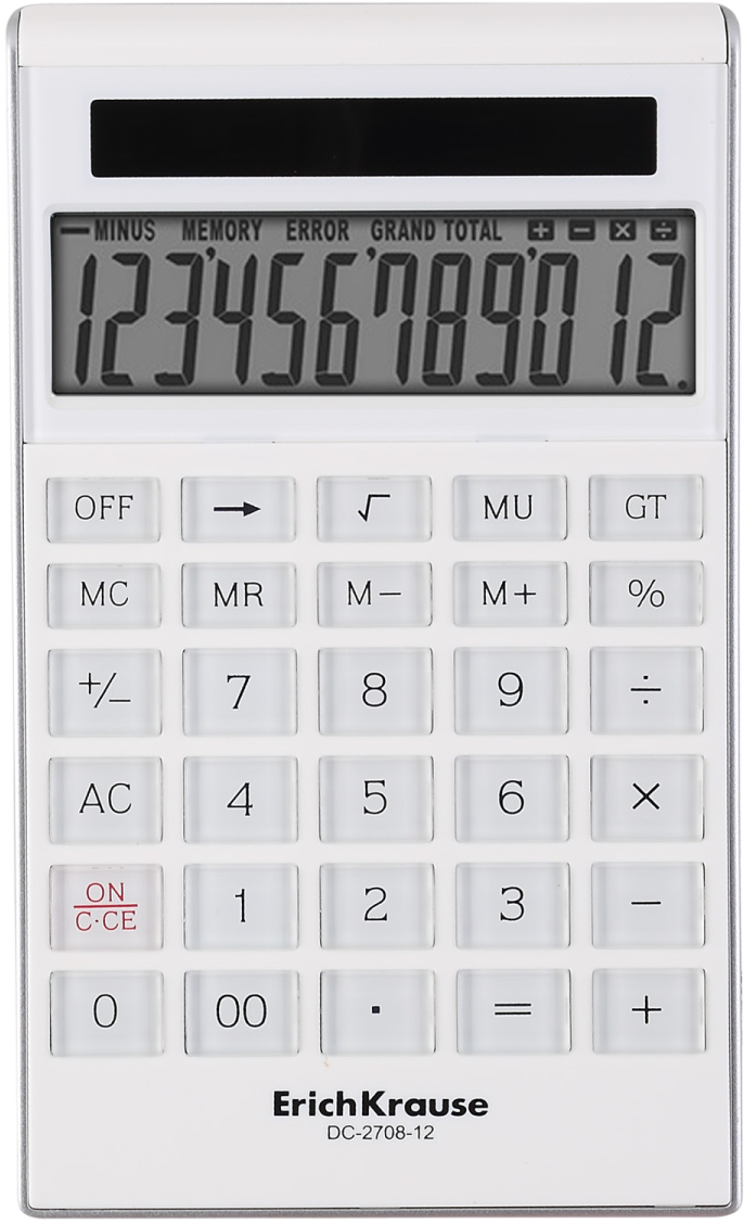 Stalo kalkuliatorius 12-skaitmenų - Classic (baltas)