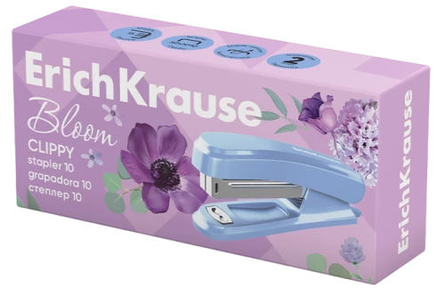 Stapler - Clippy Pastel Bloom, up to 15 sheets (assorted)