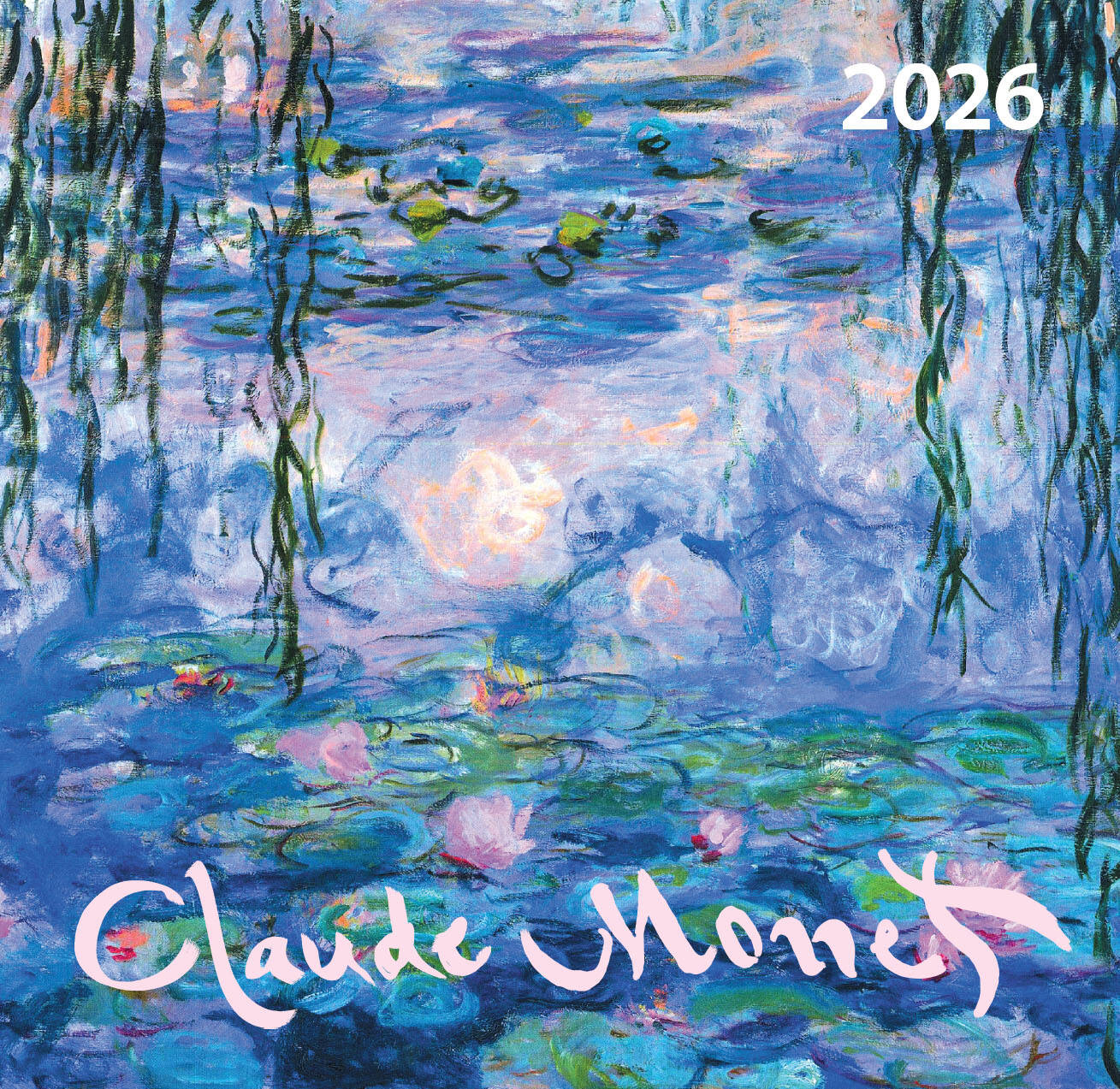 Klodas Monet. Sieninis kalendorius 2026 metams