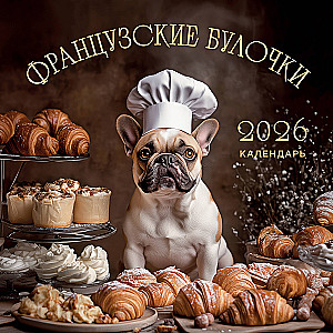 French Buns. Wall Calendar for 2026 (300x300)