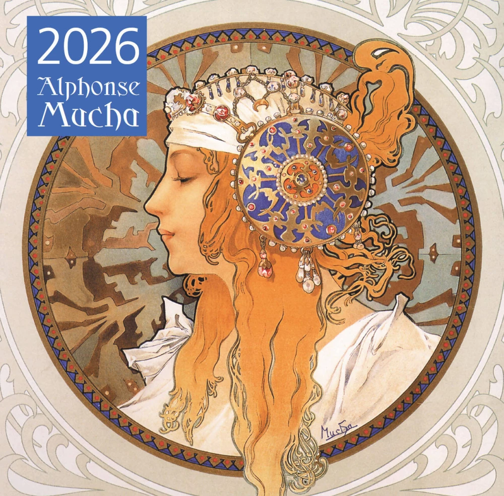 Alphonse Mucha. Wall Calendar for 2026