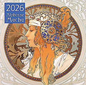 Alphonse Mucha. Wall Calendar for 2026