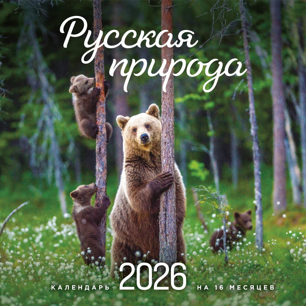 Rosyjska przyroda. Kalendarz ścienny na 2026 rok
