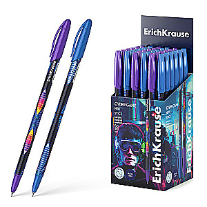 Ballpoint pen - ErichKrause Neo Stick Cyber Game, blue, assorted
