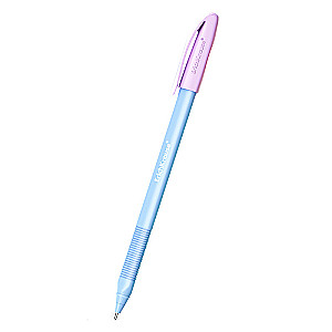 Długopis - ErichKrause Stick Pastel Bloom, niebieski, w asortymencie