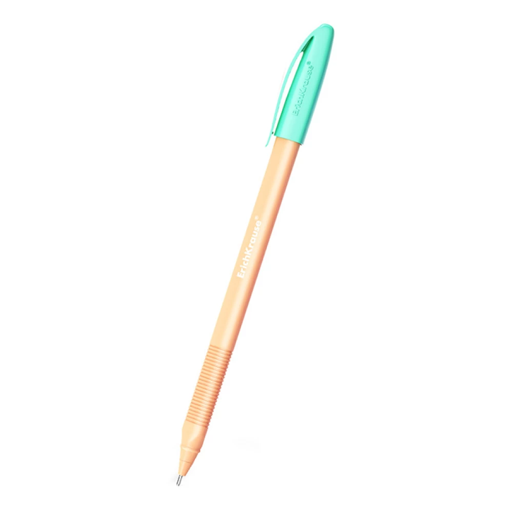 Długopis - ErichKrause Stick Pastel Bloom, niebieski, w asortymencie