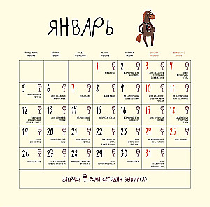 365 Reasons to Kick the Bucket. Wall Calendar for 2026 (300x300)