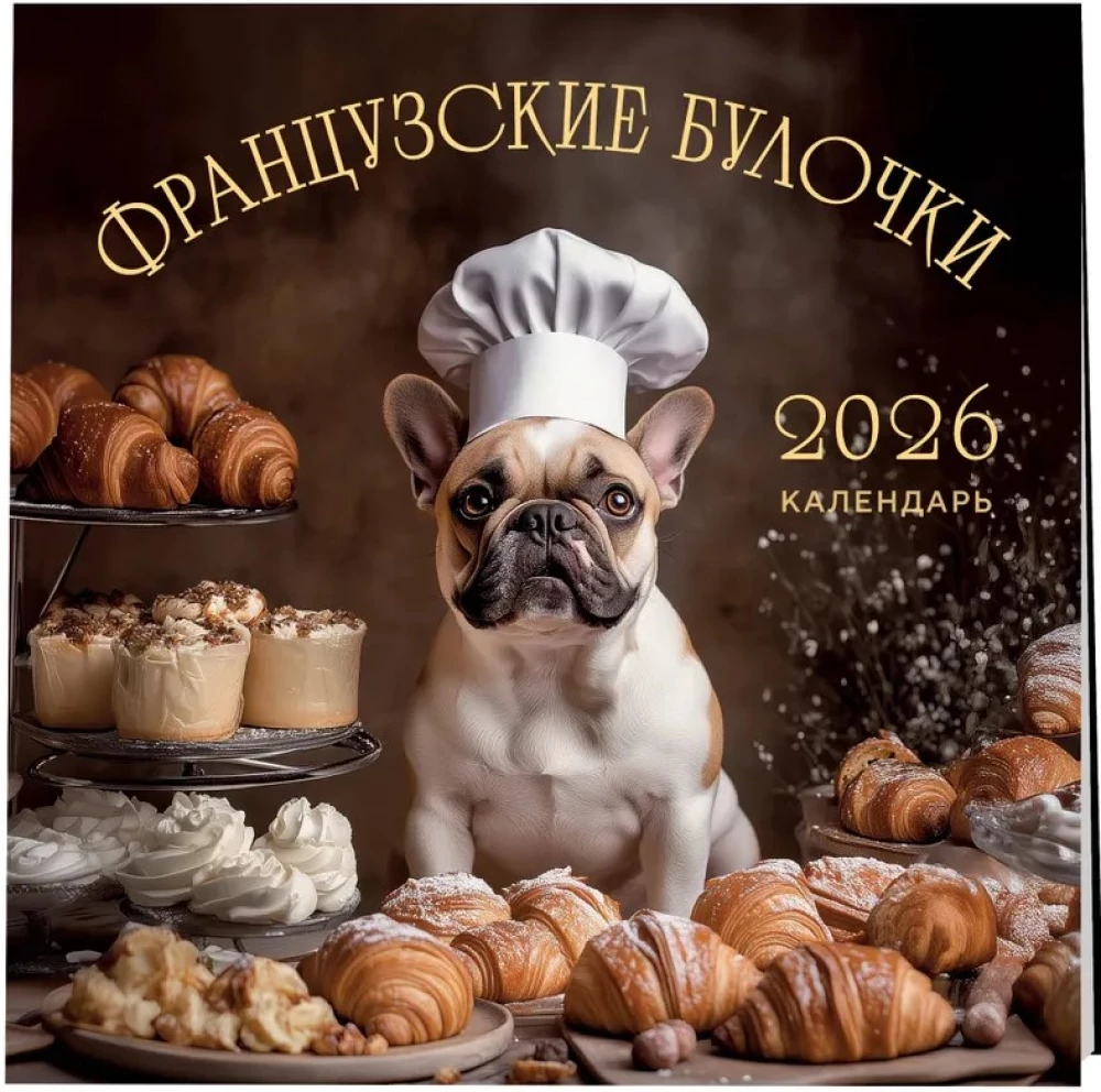 French Buns. Wall Calendar for 2026 (300x300)