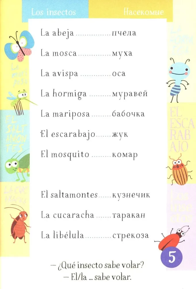 500 Spanish Words. Dictionary-Trainer. Level 1
