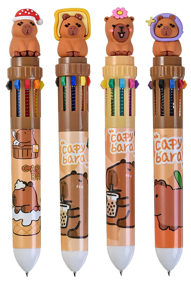 Automatic Ballpoint Pen - Capybara, in assorted colors