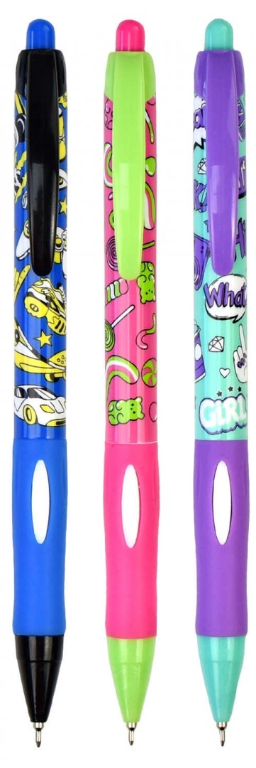 Ручка шариковая - Гонки, Мармелад, Хобби, синяя, в ассортименте