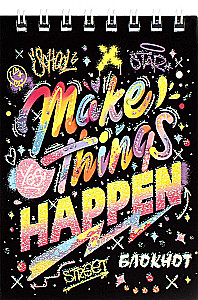 Notizbuch - Lettering, 40 Blätter, kariert